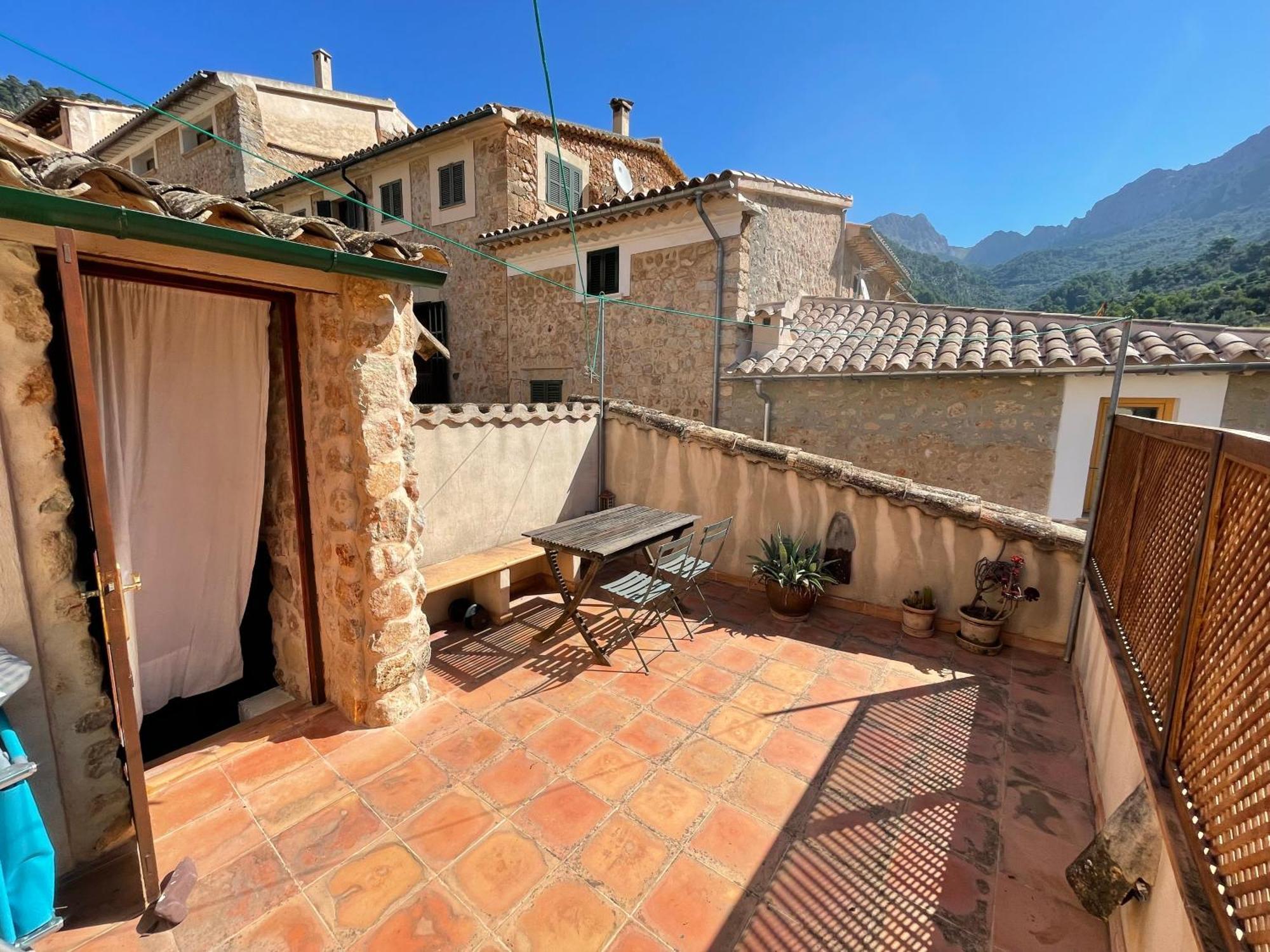 Encantadora Casita En El Centro De Fornalutx Esterno foto